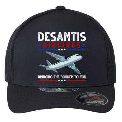 Desantis Airlines Bringing The Border To You Flexfit Unipanel Trucker Cap