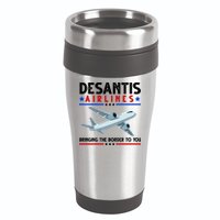 Desantis Airlines Bringing The Border To You 16oz Travel Tumbler