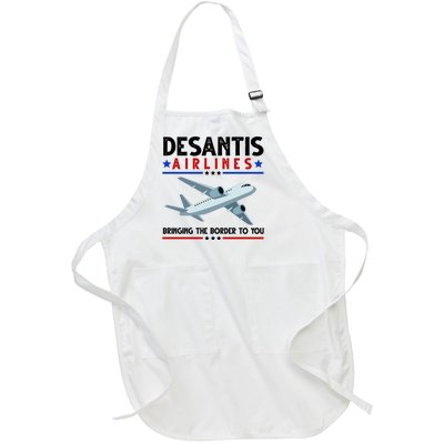 Desantis Airlines Bringing The Border To You Full-Length Apron With Pockets