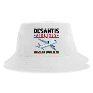 Desantis Airlines Bringing The Border To You Sustainable Bucket Hat