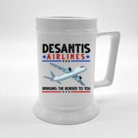 Desantis Airlines Bringing The Border To You Beer Stein