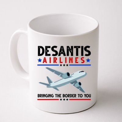 Desantis Airlines Bringing The Border To You Coffee Mug