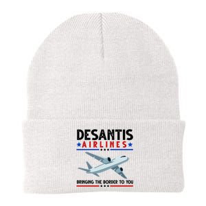 Desantis Airlines Bringing The Border To You Knit Cap Winter Beanie