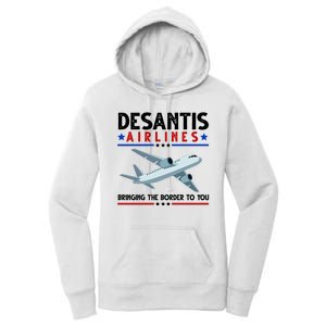 Desantis Airlines Bringing The Border To You Women's Pullover Hoodie