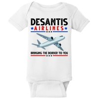 Desantis Airlines Bringing The Border To You Baby Bodysuit