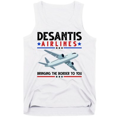 Desantis Airlines Bringing The Border To You Tank Top
