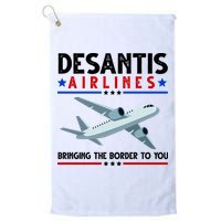 Desantis Airlines Bringing The Border To You Golf Towel