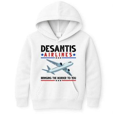 Desantis Airlines Bringing The Border To You Kids Hoodie