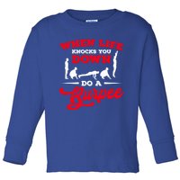 Do A Burpee Design For Aerobic Workout Great Gift Toddler Long Sleeve Shirt