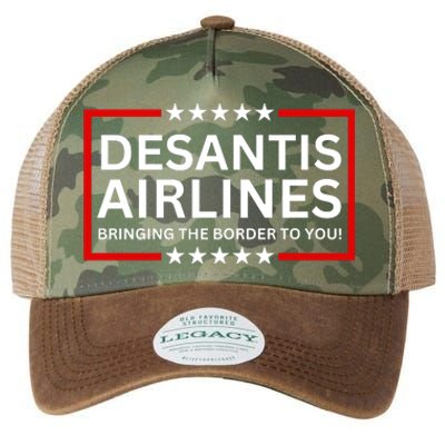 Desantis Airlines Bringing The Border To You Legacy Tie Dye Trucker Hat