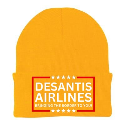 Desantis Airlines Bringing The Border To You Knit Cap Winter Beanie