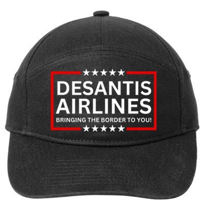 Desantis Airlines Bringing The Border To You 7-Panel Snapback Hat