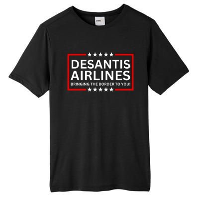 Desantis Airlines Bringing The Border To You Tall Fusion ChromaSoft Performance T-Shirt