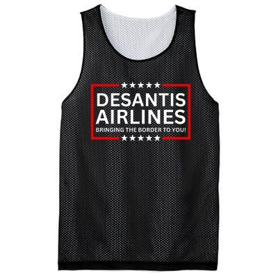 Desantis Airlines Bringing The Border To You Mesh Reversible Basketball Jersey Tank