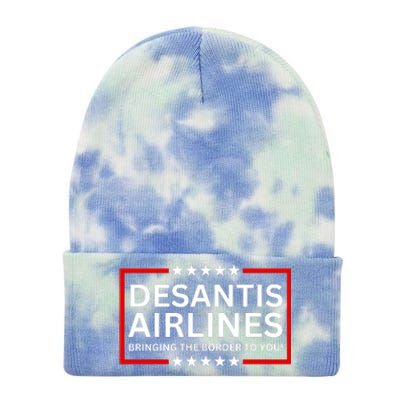 Desantis Airlines Bringing The Border To You Tie Dye 12in Knit Beanie