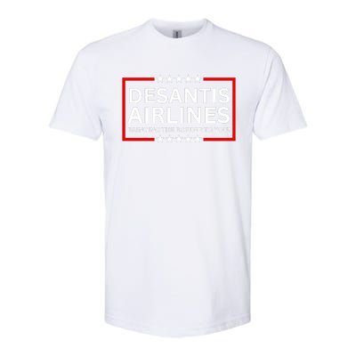 Desantis Airlines Bringing The Border To You Softstyle CVC T-Shirt