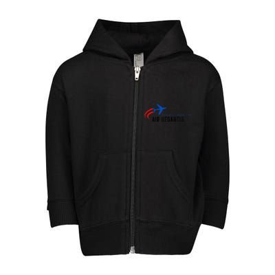 Desantis Airlines Bringing The Border To You Toddler Zip Fleece Hoodie