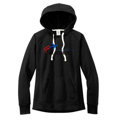 Desantis Airlines Bringing The Border To You Women's Fleece Hoodie