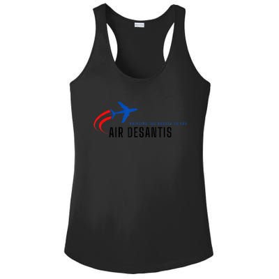 Desantis Airlines Bringing The Border To You Ladies PosiCharge Competitor Racerback Tank