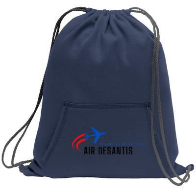 Desantis Airlines Bringing The Border To You Sweatshirt Cinch Pack Bag