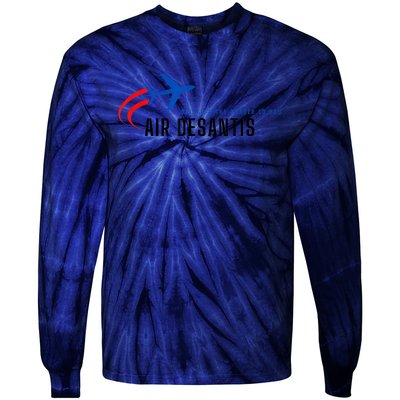 Desantis Airlines Bringing The Border To You Tie-Dye Long Sleeve Shirt