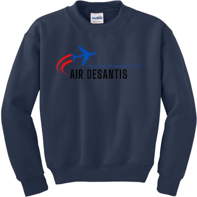 Desantis Airlines Bringing The Border To You Kids Sweatshirt