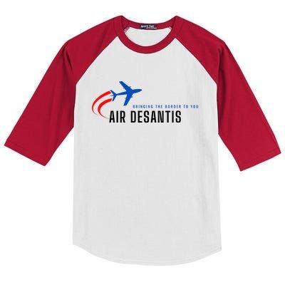 Desantis Airlines Bringing The Border To You Kids Colorblock Raglan Jersey