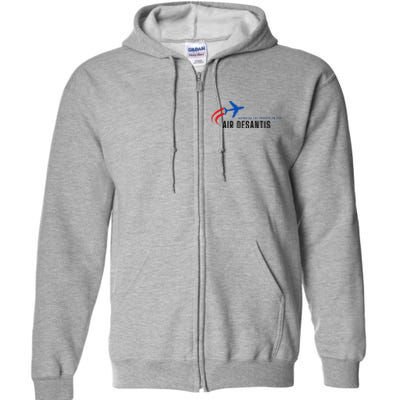 Desantis Airlines Bringing The Border To You Full Zip Hoodie