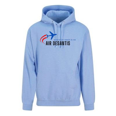 Desantis Airlines Bringing The Border To You Unisex Surf Hoodie