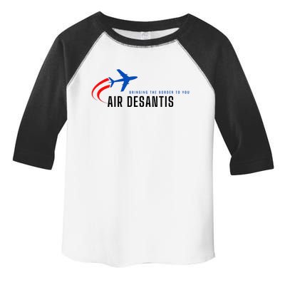 Desantis Airlines Bringing The Border To You Toddler Fine Jersey T-Shirt