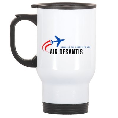 Desantis Airlines Bringing The Border To You Stainless Steel Travel Mug