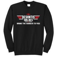 DeSantis Airlines Bringing The Border To You American US Flag Vintage Sweatshirt