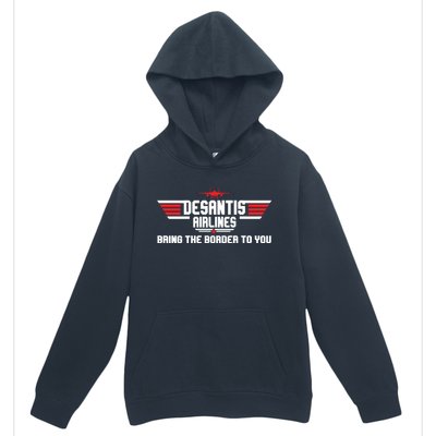 DeSantis Airlines Bringing The Border To You American US Flag Vintage Urban Pullover Hoodie