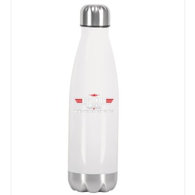 DeSantis Airlines Bringing The Border To You American US Flag Vintage Stainless Steel Insulated Water Bottle