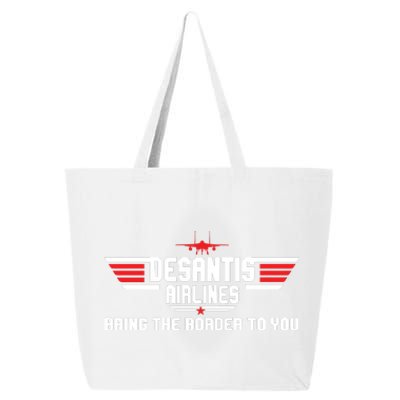 DeSantis Airlines Bringing The Border To You American US Flag Vintage 25L Jumbo Tote