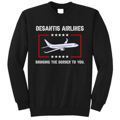 Desantis Airlines Bringing The Border To You Funny Sweatshirt