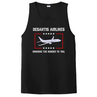 Desantis Airlines Bringing The Border To You Funny PosiCharge Competitor Tank