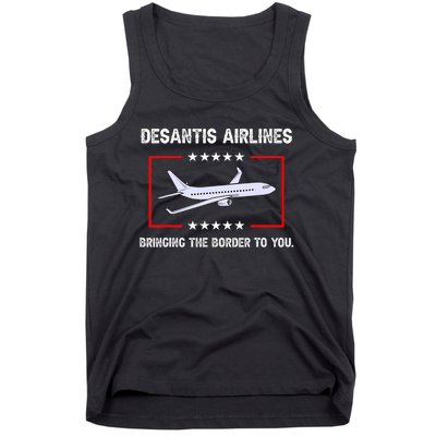 Desantis Airlines Bringing The Border To You Funny Tank Top