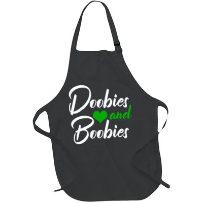 Doobies And Boobies Weed Funny 420 Stoner Pothead Gift Apron