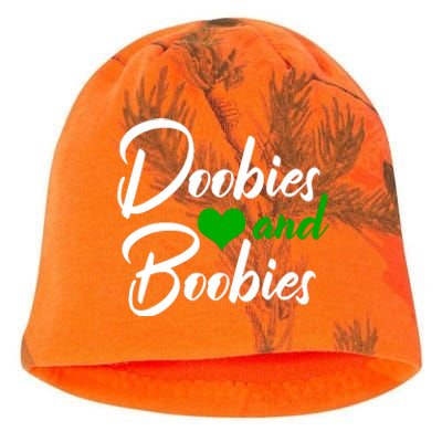 Doobies And Boobies Weed Funny 420 Stoner Pothead Gift Kati - Camo Knit Beanie