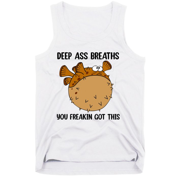 Deep Ass Breaths You Got This Bloat Finding Funny Nemo Mental Health Tank Top