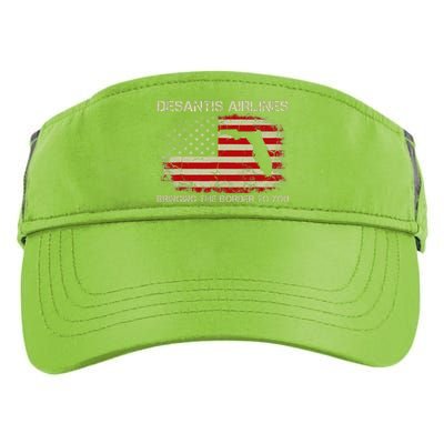 DeSantis Airlines Bringing The Border To You Funny DeSantis Adult Drive Performance Visor