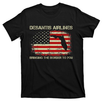 DeSantis Airlines Bringing The Border To You Funny DeSantis T-Shirt