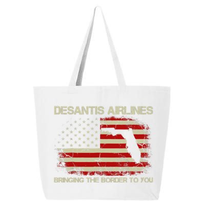 DeSantis Airlines Bringing The Border To You Funny DeSantis 25L Jumbo Tote