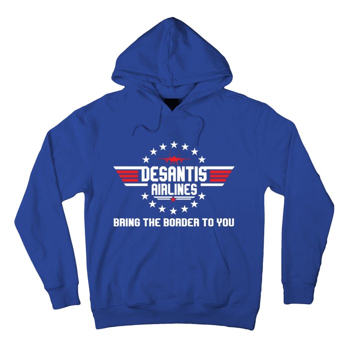 DeSantis Airlines Bringing The Border To You American US Flag Vintage Hoodie