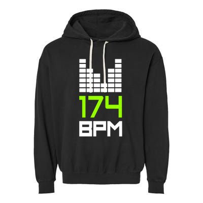 Drum And Bass 174 Bpm Dnb Music Liquid Jungle Edm Gift Garment-Dyed Fleece Hoodie