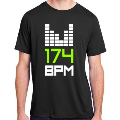 Drum And Bass 174 Bpm Dnb Music Liquid Jungle Edm Gift Adult ChromaSoft Performance T-Shirt