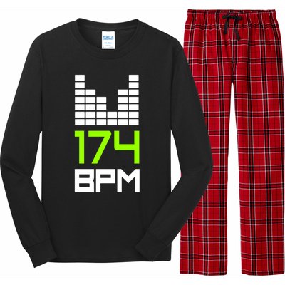 Drum And Bass 174 Bpm Dnb Music Liquid Jungle Edm Gift Long Sleeve Pajama Set