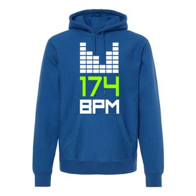 Drum And Bass 174 Bpm Dnb Music Liquid Jungle Edm Gift Premium Hoodie