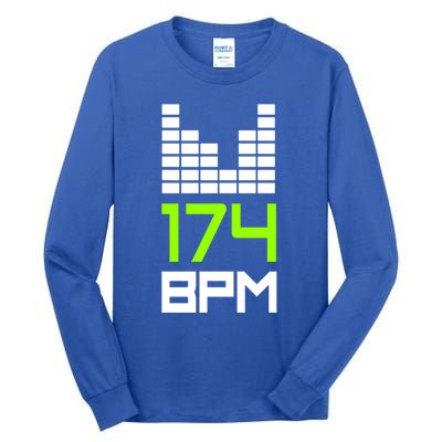 Drum And Bass 174 Bpm Dnb Music Liquid Jungle Edm Gift Tall Long Sleeve T-Shirt